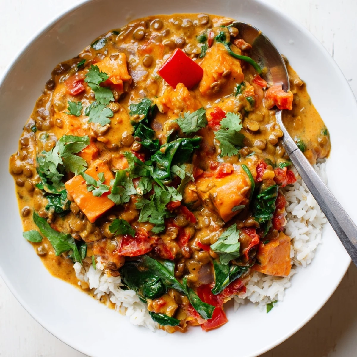 Hearty Lentil Sweet Potato