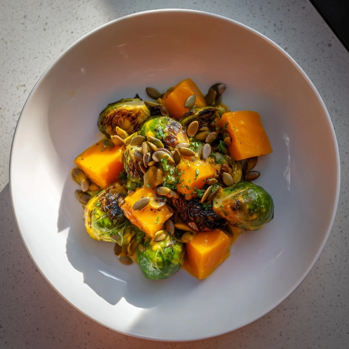 Roasted Brussels Sprouts Butternut