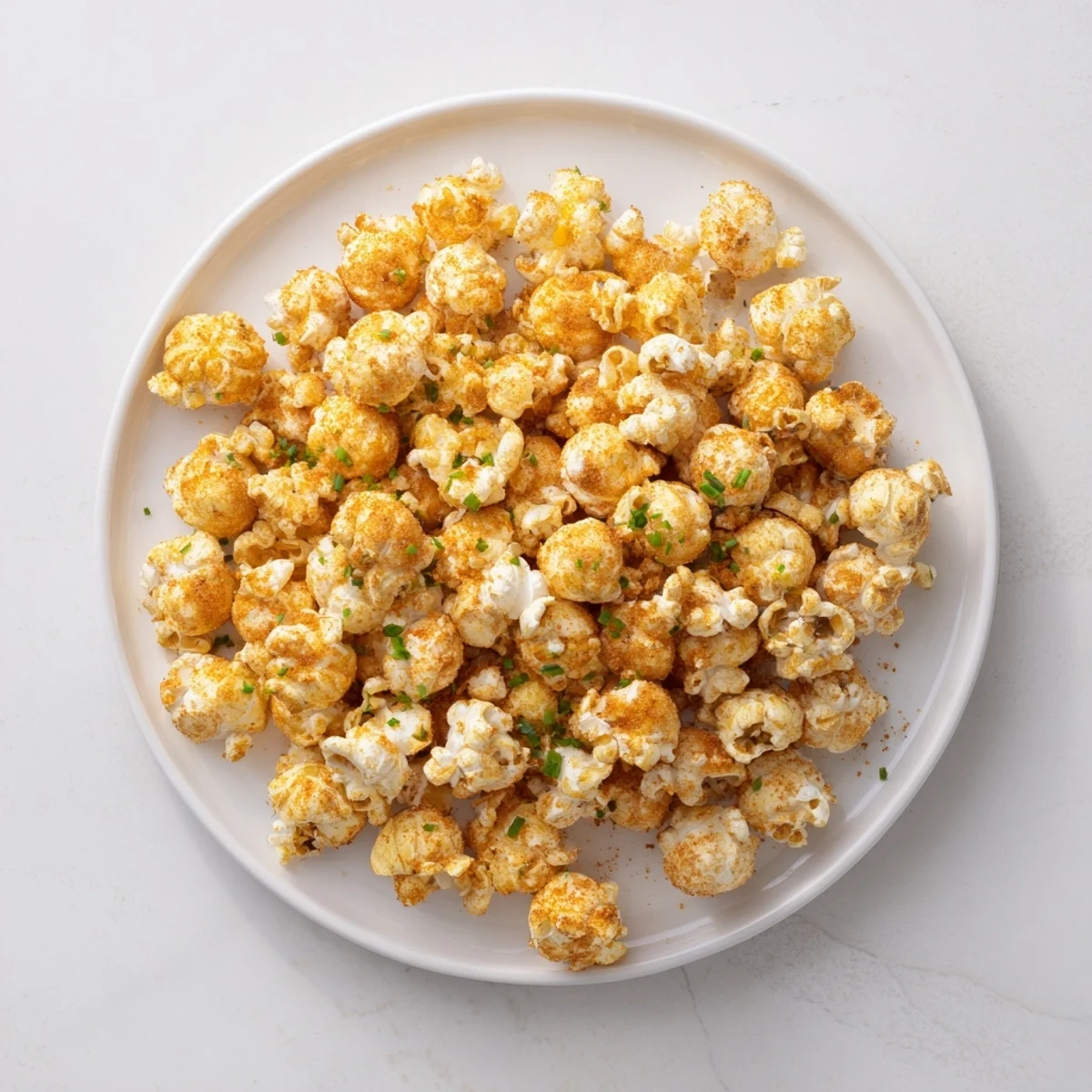 A vibrant bowl of savory popcorn mixes, ready to share, offering various unique flavors.