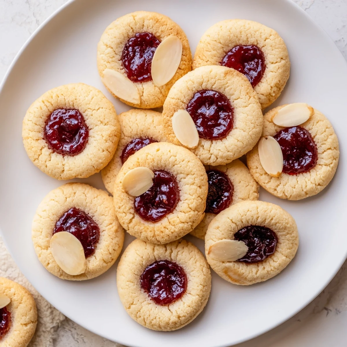 Cherry Almond Thumbprint Delight