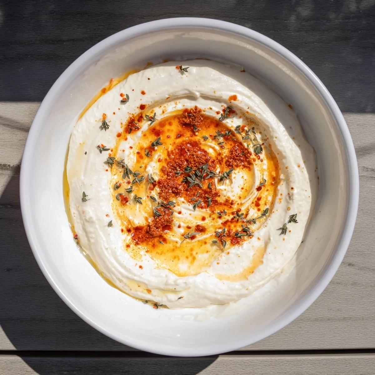 Enjoy the sweet and spicy contrast of this flavorful whipped ricotta dip with hot honey and crostini.