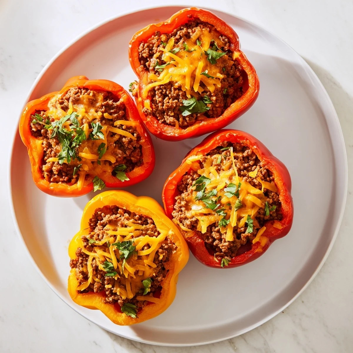 Sloppy Joe Bell Peppers