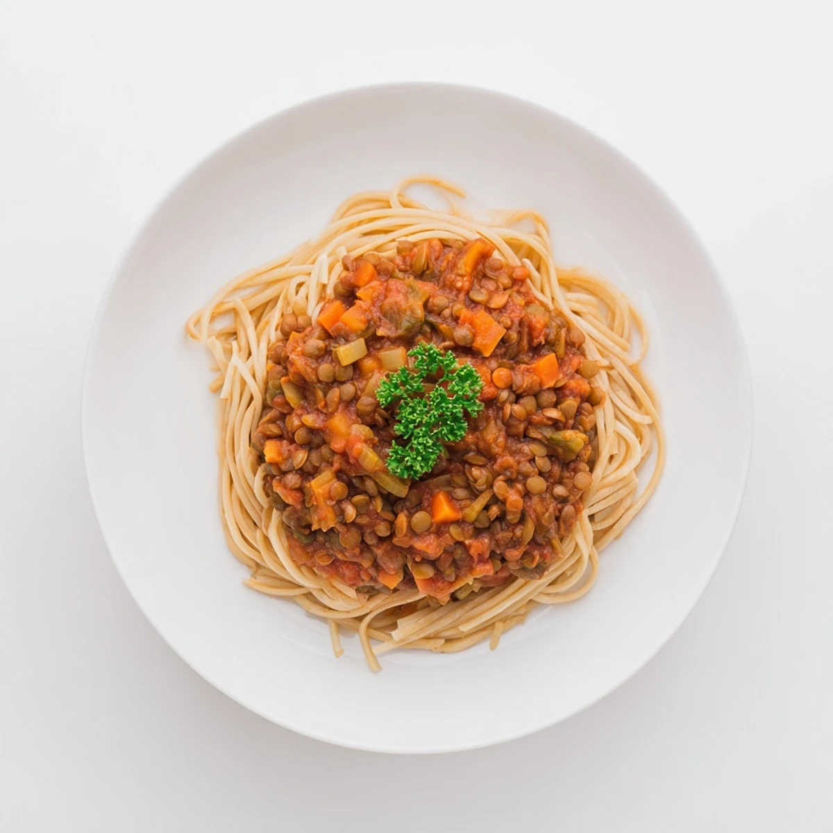 Hearty Lentil Bolognese Flavor