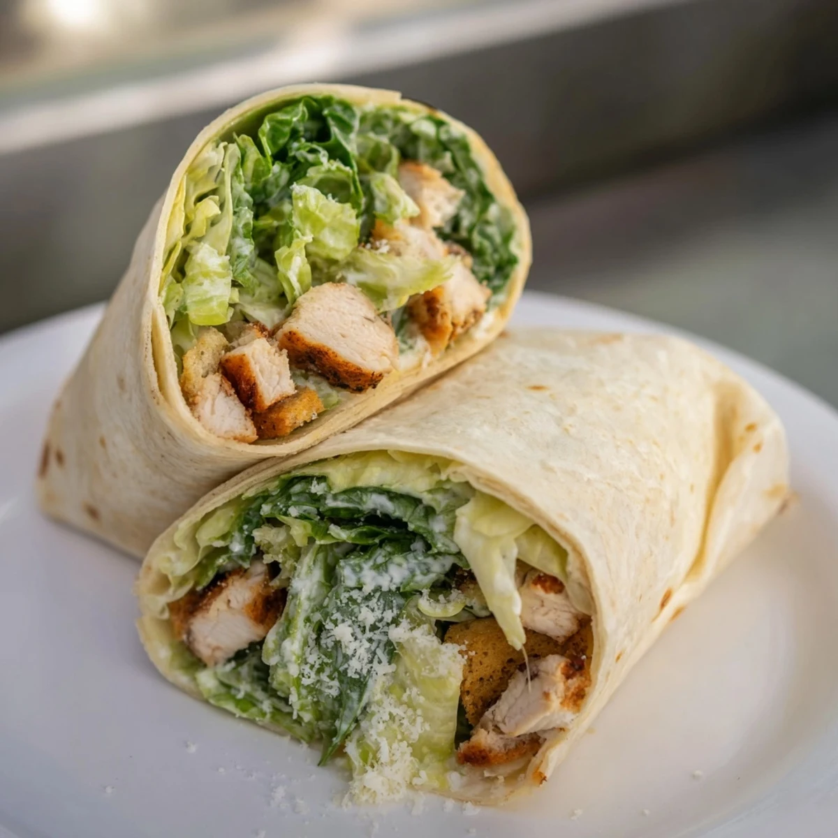 Chicken Caesar Wraps