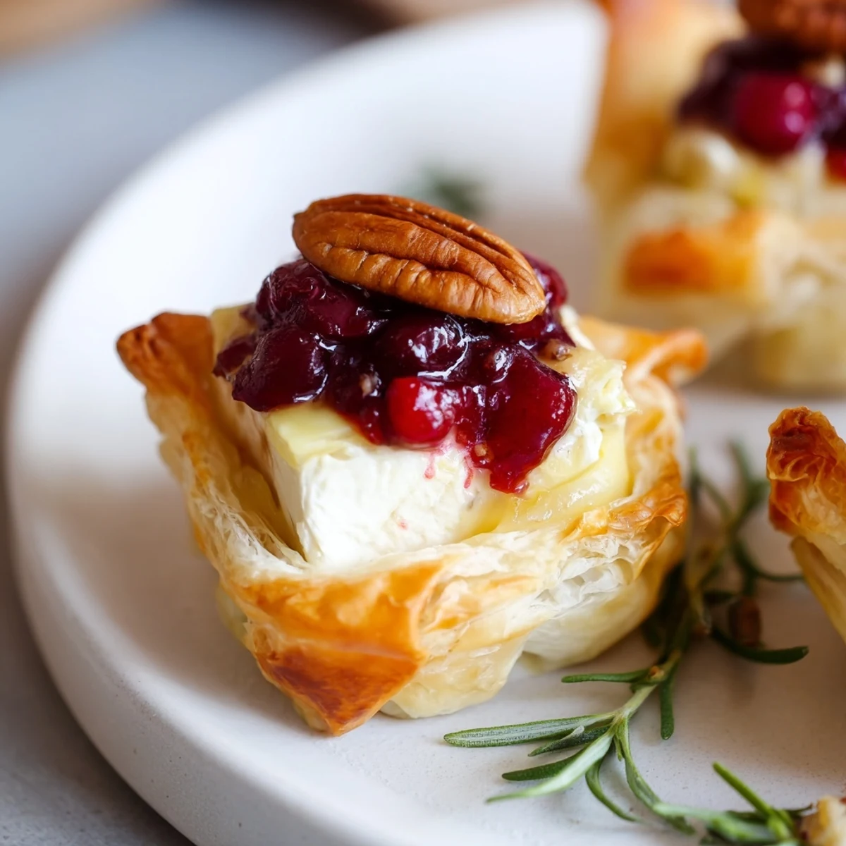 Express Cranberry Sauce Brie Bites