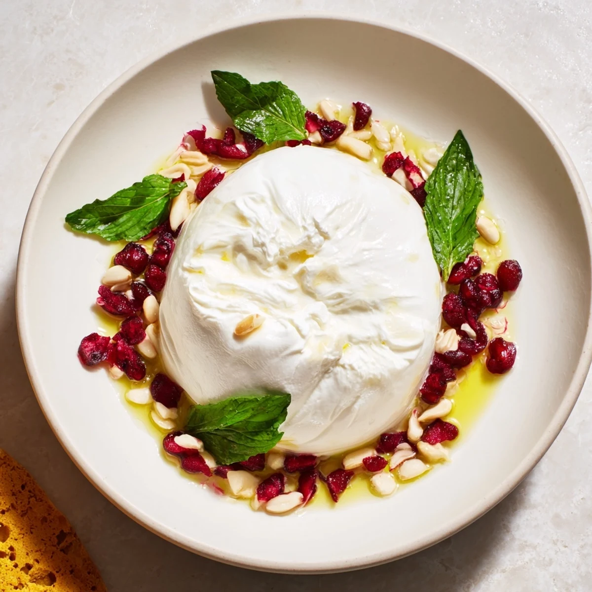 Vivid image of the Moonlit Lagoon salad, featuring a bright, summery composition.