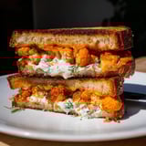 Buffalo Cauliflower Grilled Cheese