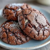 Rich, nutty hojicha brownie cookies with melty white chocolate, perfect for tea time.  