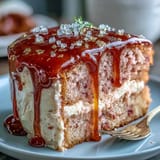 A dreamy pink Rosé Velvet Cake creation perfect for any special celebration.