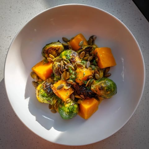 Roasted Brussels Sprouts Butternut