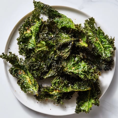 Baked Kale Chips Snack