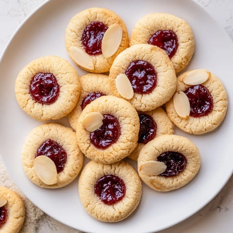 Cherry Almond Thumbprint Delight
