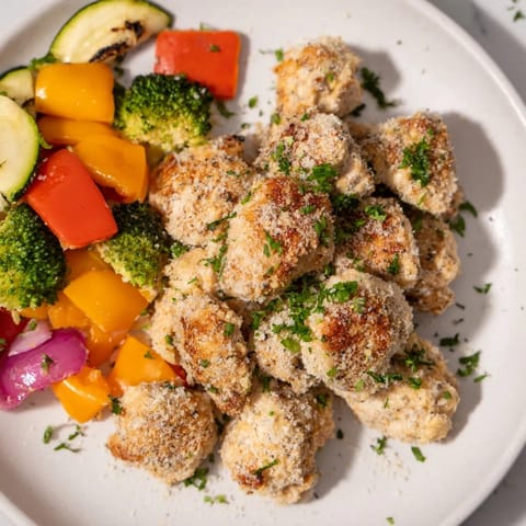 Garlic Parmesan Chicken Bites