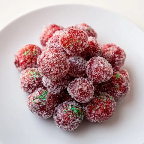 Quick Festive Frozen Grapes