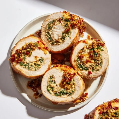 Chicken Stuffing Roulades Delight