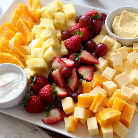Vibrant Healthy Snack Platter