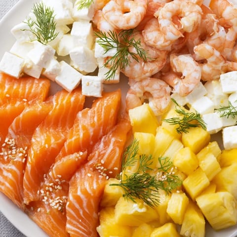 Close your eyes and imagine the Wave Rider Surfer Snack Board, overflowing with vibrant coastal delights.