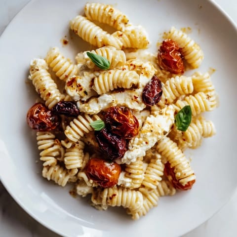 Baked Feta Pasta Cranberries