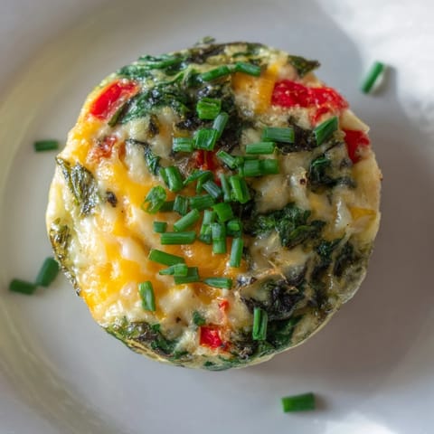 Mini Crustless Quiches Spinach