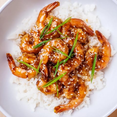 Honey Garlic Shrimp Delight