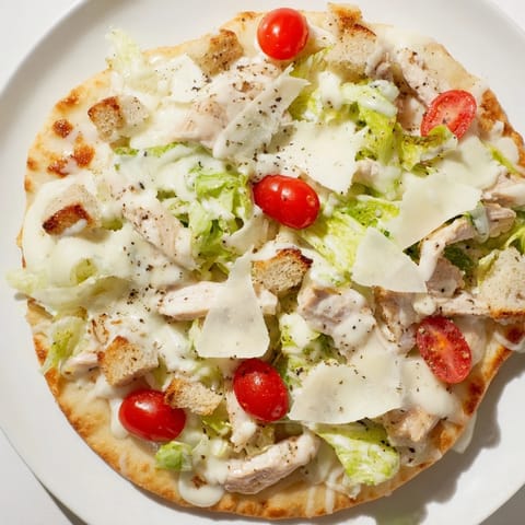 Chicken Caesar Flatbread Delight