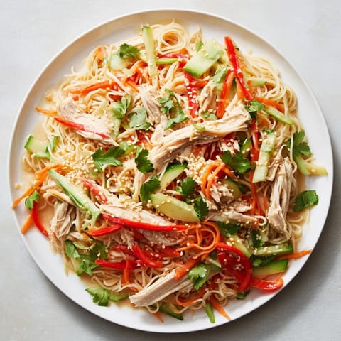 Chilled Chicken Noodle Salad