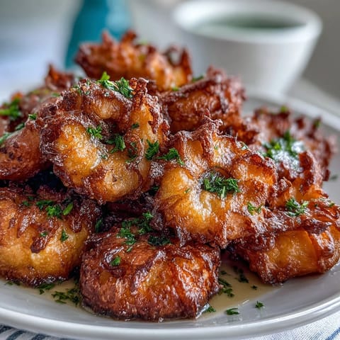 Crispy Dandelion Fritters Herb
