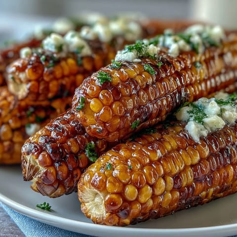 Microwave Corn Garlic Butter