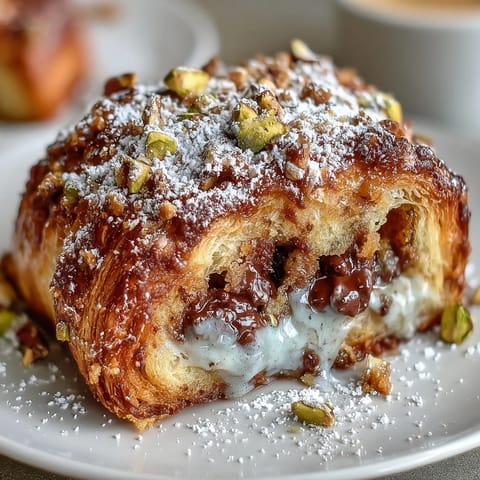 Dubai Chocolate Pistachio French Toast