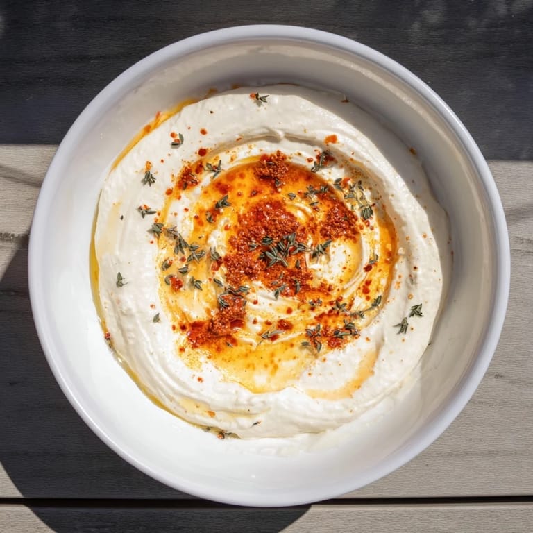 Enjoy the sweet and spicy contrast of this flavorful whipped ricotta dip with hot honey and crostini.