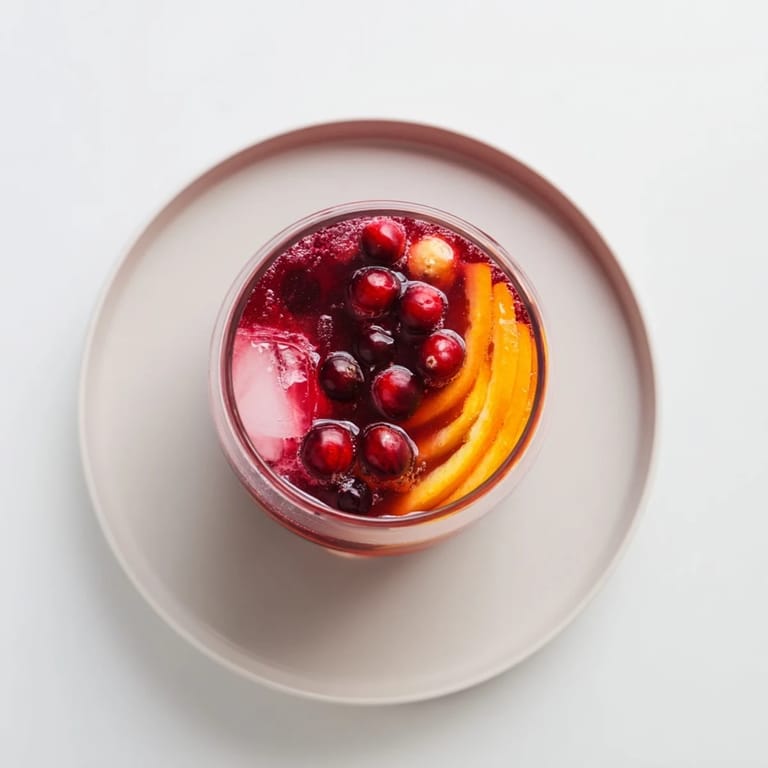 A fizzy, delicious view of the easy-to-make 3-Ingredient Holiday Punch served in a punch bowl.