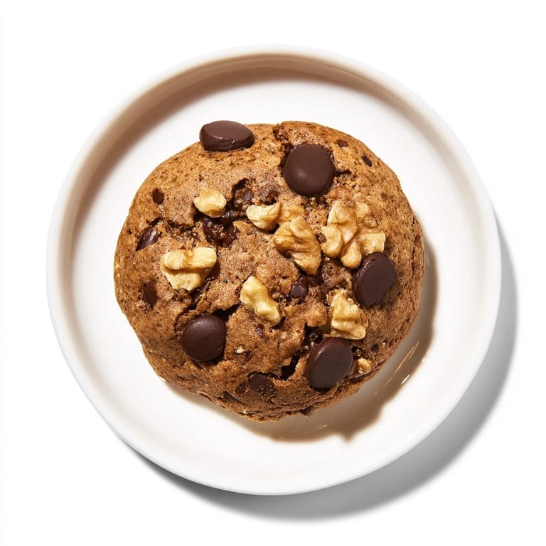 Warm and soft chewy protein chocolate chip cookies, perfect with a glass of cold milk for a snack.