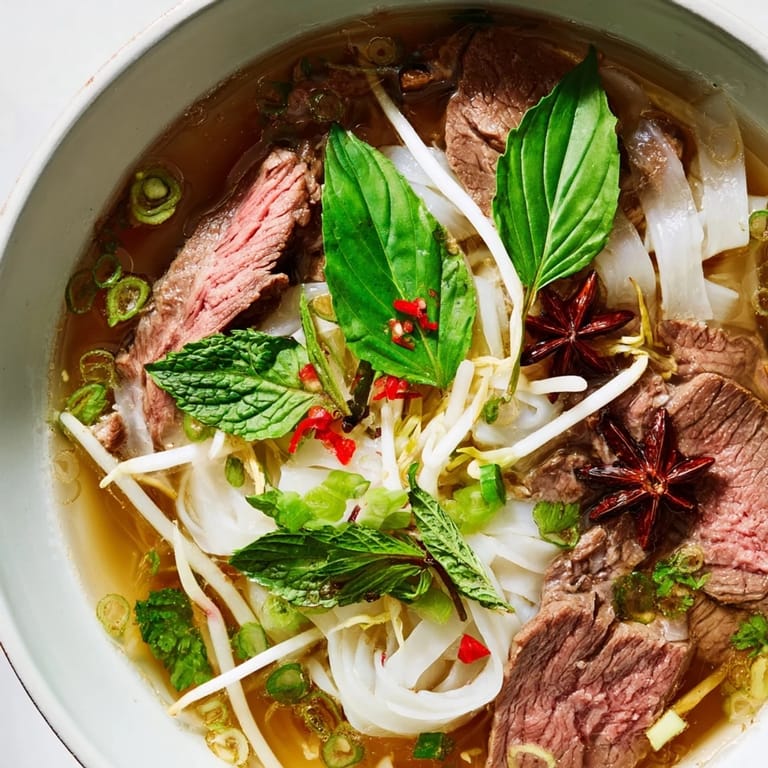 Tender beef and flavorful broth combine in this easy Vietnamese Pho Express, perfect flavors.