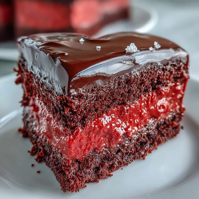 The striking Red Betty Boop Heart Cake is garnished with red sugar pearls and a bold chocolate character on a smooth frosted surface.