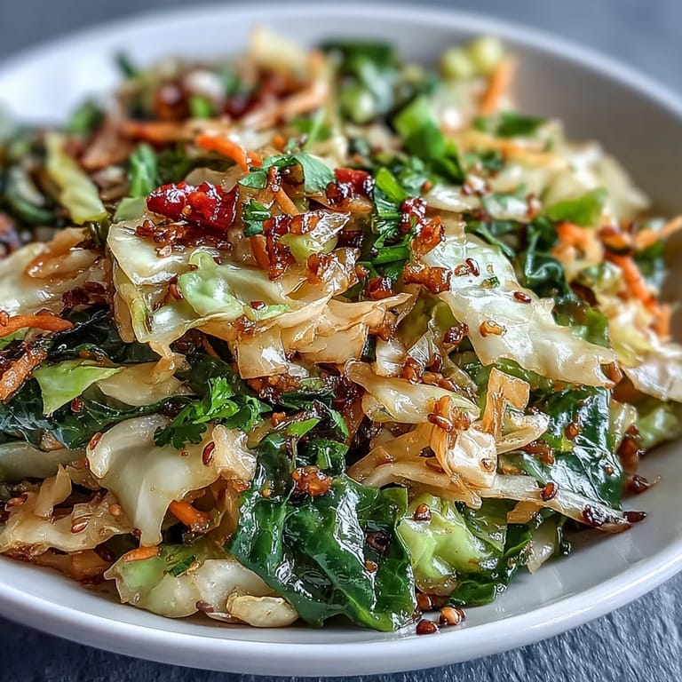 Vibrant vegan Spicy Cabbage Stir Fry featuring colorful vegetables, aromatic spices, and a bold soy-ginger glaze served hot from the wok.