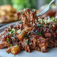 Juneteenth BBQ Pulled Pork with Watermelon Slaw, smoky and sweet, a festive feast.